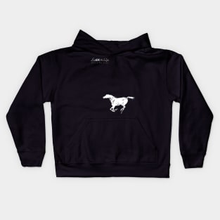 neil & the horse Kids Hoodie